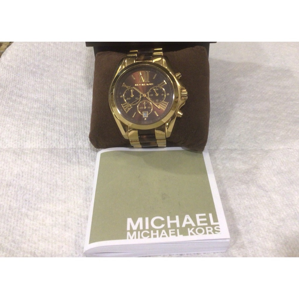 Vintage Michael Kors Watch MK-5696, Box, Owners Manual, Unique